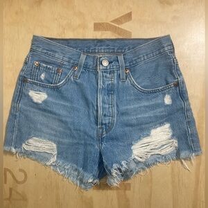 Levi’s 501 Cutoff Jean Shorts size 25 EUC